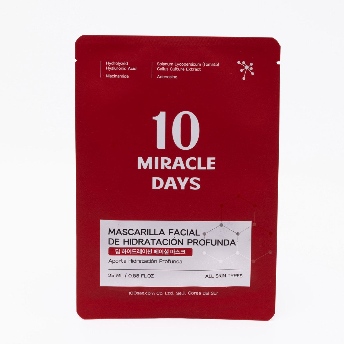 Mascarilla de Hidratación Profunda, sobre